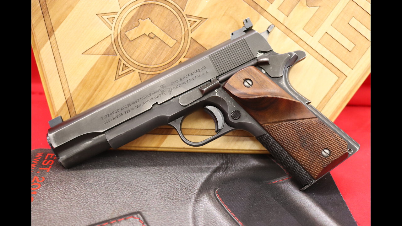Alton Dinan -- Full Custom USGI Colt -- 1943 1911A1 45 ACP