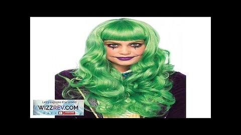 Misfit Mayhem Long Green Wavy Wig Review