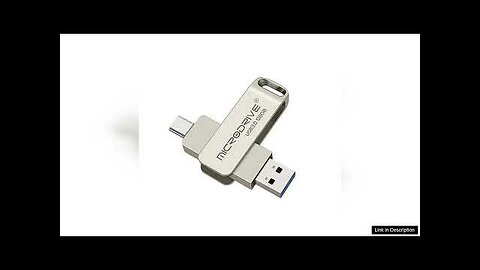 Microdrive MDTU21 128G 256GB USB3.0&USB-C Flash Drive High Speed Dual-interface Mini Review