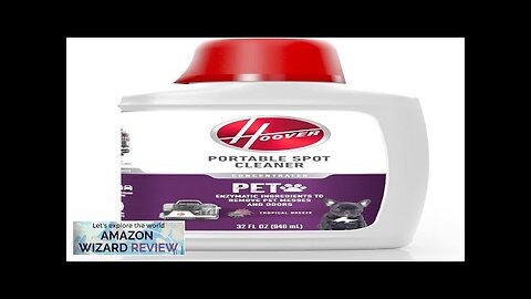 Hoover Pet Portable Spot Cleaner Solution Pet Formula for Carpet and Upholstery Review