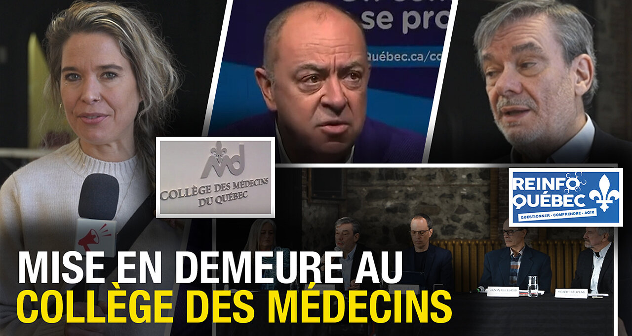 RÉINFO Québec envoie une mise en demeure au Collège des médecins