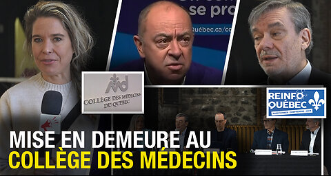 RÉINFO Québec envoie une mise en demeure au Collège des médecins