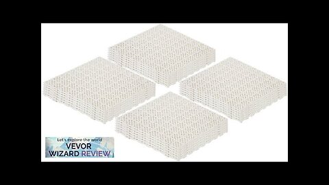 VEVOR Drainage Tiles Interlocking 25 Pack White Outdoor Modular Interlocking Deck Tile Review