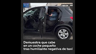 Rapera demuestra que cabe en un coche tras demanda por discriminación