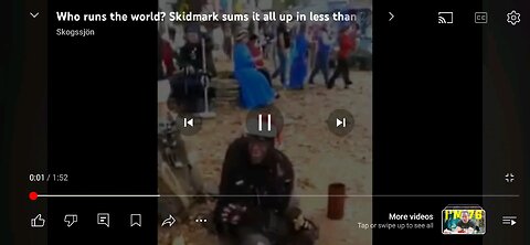 Who runs the world in under 2 minutes ! Skidmark the Renaissance actor explains .