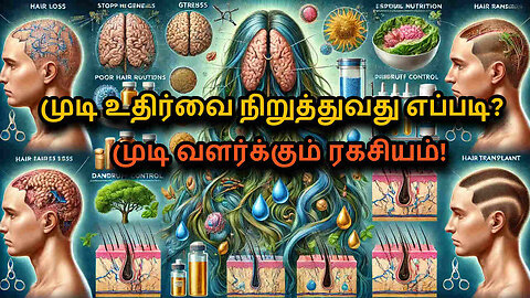 Hair Loss Explained in Tamil | Hair Growth Secrets | Stop Hair Fall & Dandruff