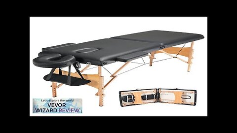 VEVOR Portable Massage Table 24" W 2 Folding Lightweight Massage Table 8-Level Review