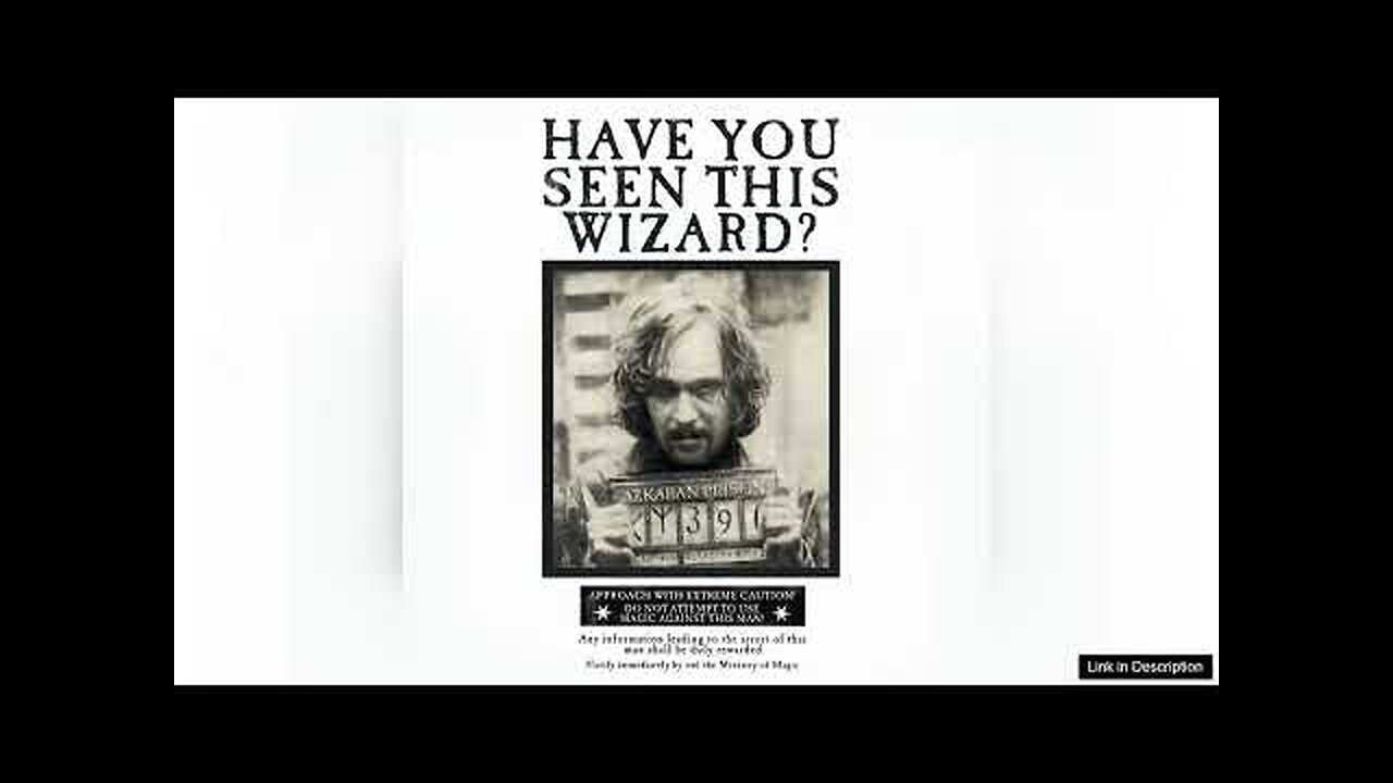 Harry Potter: T-Shirt: Sirius Black Wanted Poster Review