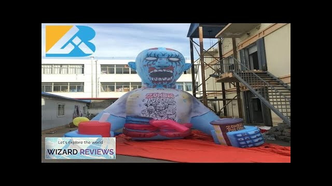 Commercial Inflatable Manufacturers Huge Inflatable Halloween Zombie for Halloween Review