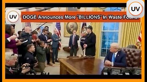 Elon joins Trump in Oval Office | Confirms DOGE Is Still Finding Billions In Waist