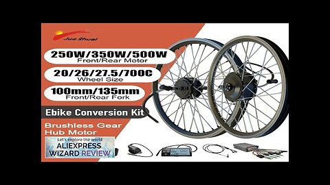 Electric Bike Kit 36V 48V 250W 350W 500W Ebike Electric Bicycle kit Review