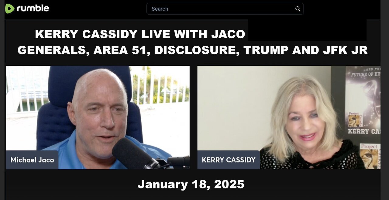 KERRY CASSIDY LIVE WITH JACO re THE GENERALS, AREA 51, DISCLOSURE, TRUMP AND JFK JR