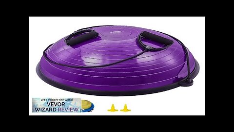 VEVOR Half Exercise Ball Trainer 23 inch Balance Ball Trainer 660lbs Stability Review