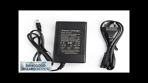 42V 2A Electric Bike Electric Scooter Lithium Battery Charger For 10S 36V Review