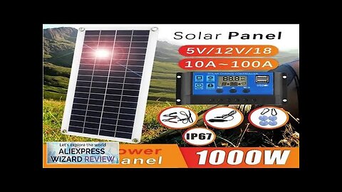 20W-1000W Solar Panel 12V Solar Cell 100A Controller Solar Panel for Phone Review