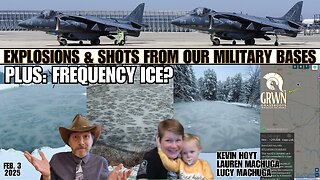 Military bases, explosions, shots and... frequency ice?