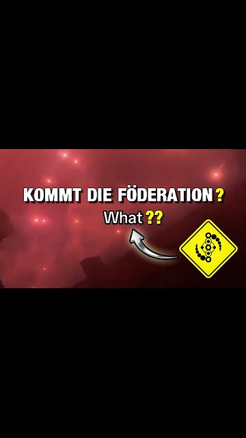 "Kuria Sipruda" auf Deutsch "Galaktische Föderation" ruft der entsetzte Augenzeuge als er dies sieht