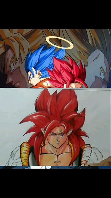 Como Dibujar Gogeta de Dragon Ball