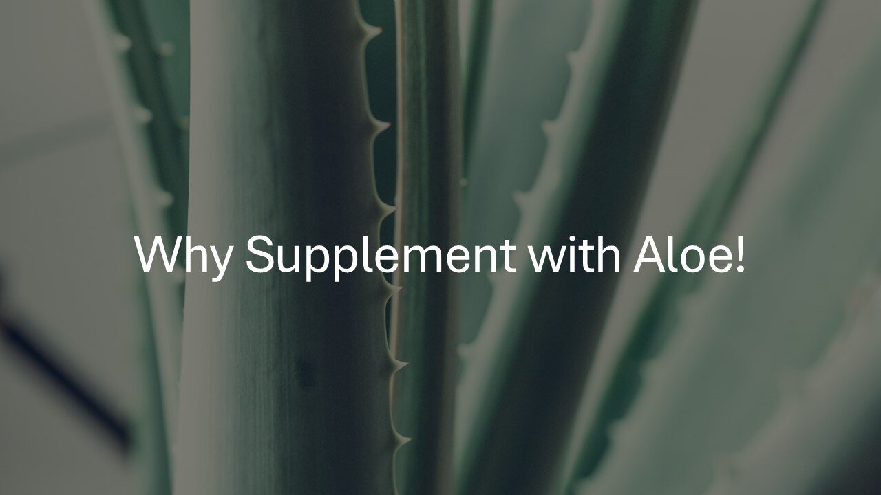 Dr Dan Fouts Show - Aloe Vera_ Why Supplement_ Part 02_ (2025-01-02)