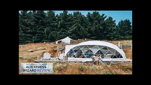 Trade Show Tent 8m diameter igloo geodesic dome steel structure camping tent Review