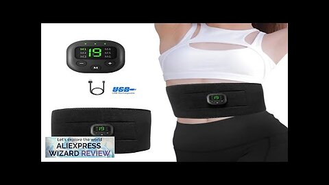 USB Charging Waist Massager Portable Shaper Belt Electric Arm Hip Leg Trainer Review