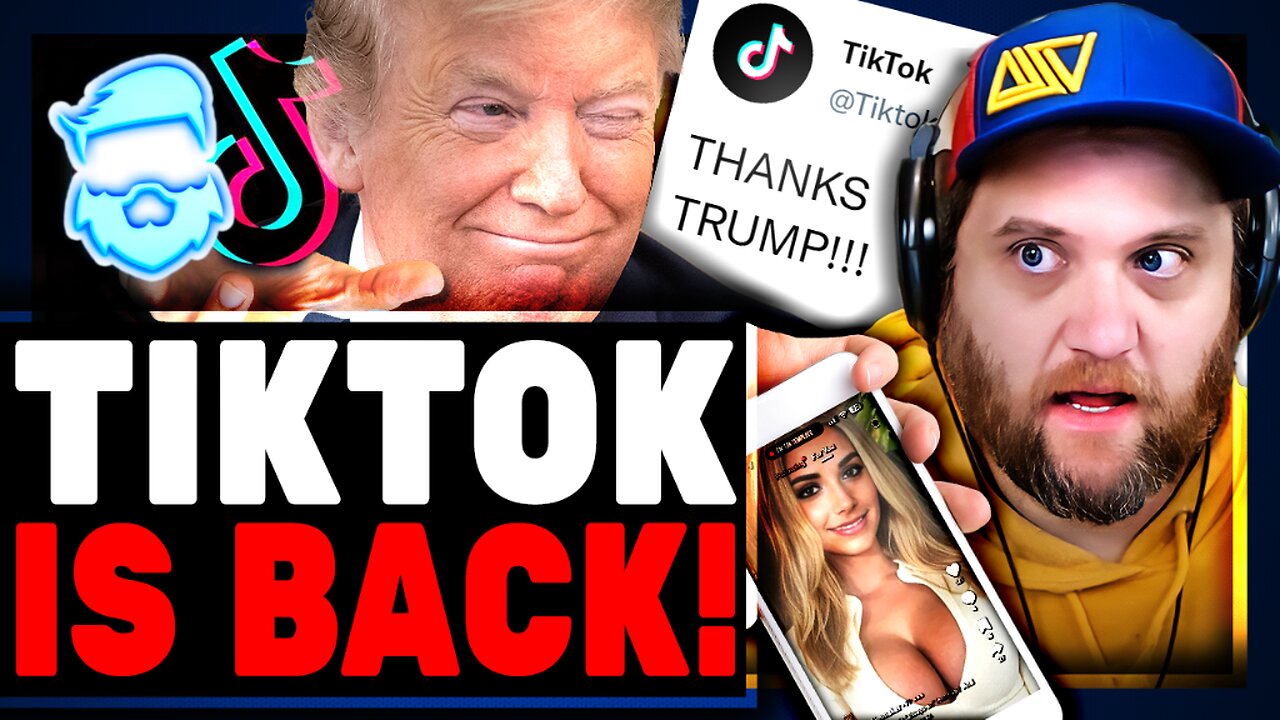 Woke Gen Z RAGES Donald Trump Just Saved TikTok! TikTok Personally THANKS Donald Trump & Is Back On