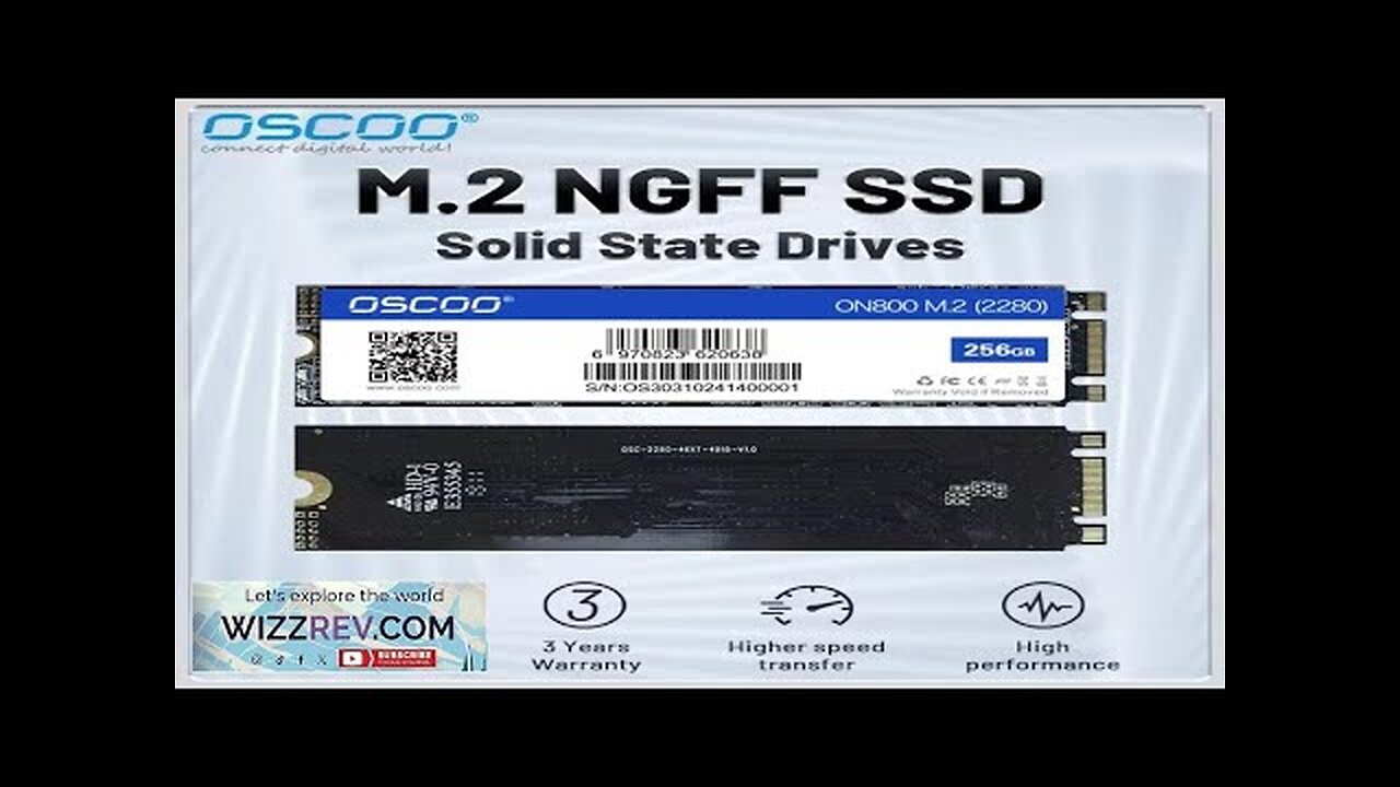 OSCOO SSD M2 512GB SATA 2280 Internal Hard Drive 128GB 256GB M.2 Review