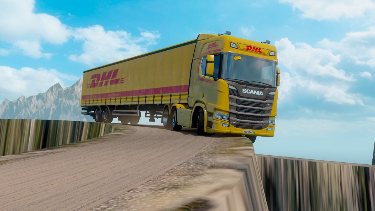 Trucking on The Most Dangerous roads in Ets2