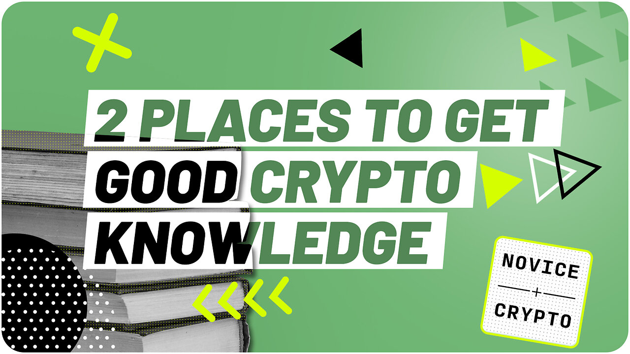 Where to start your crypto education ||| Novice Crypto