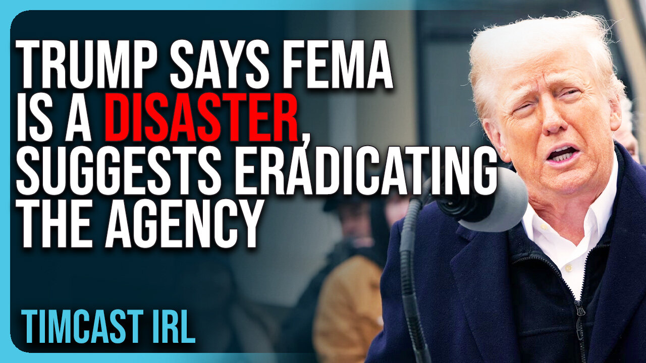 Trump Says FEMA Is A DISASTER, Suggests Eradicating The Agency