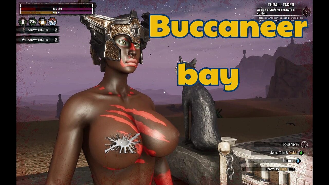 Conan Exiles, Buccaneer bay, busty, Boobs, breast expansion, huge titties