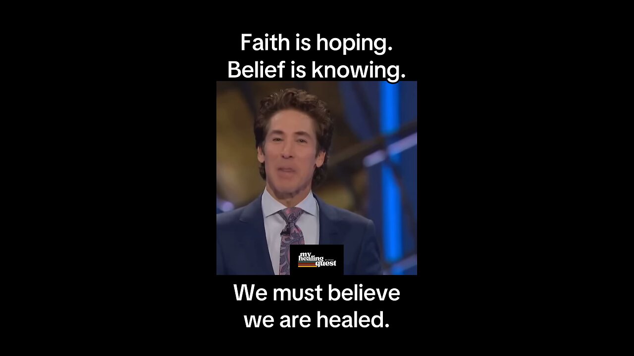Our faith makes us whole. Our belief makes us healed. 🥰