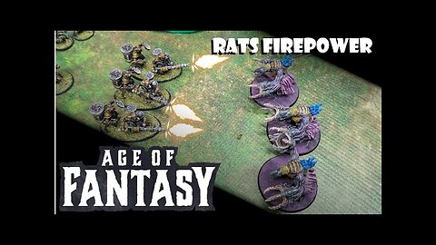 I gave miniguns to lab rats, Ratmen Firepower! : Age of Fantasy 3.4