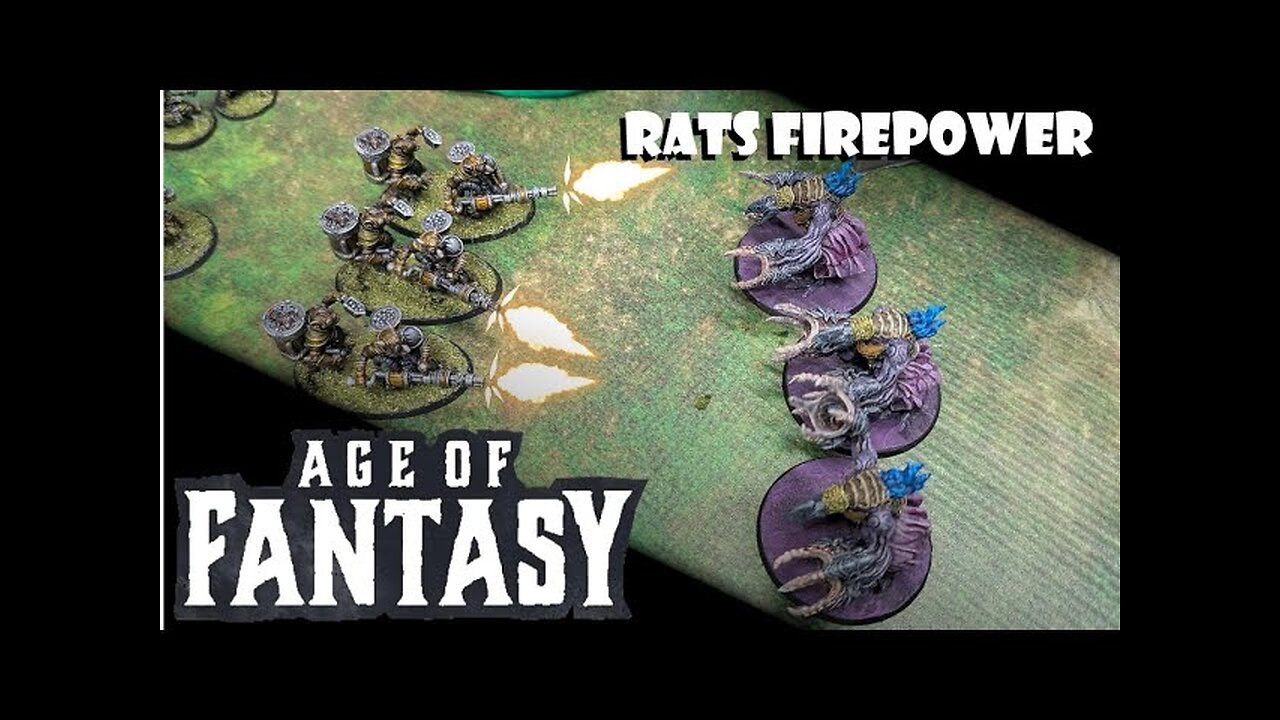 I gave miniguns to lab rats, Ratmen Firepower! : Age of Fantasy 3.4