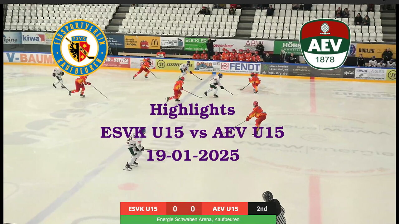 ESV Kaufbeuren vs Augsburger EV U15 Ice Hockey