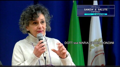 Conferenza Sanità e Salute: intervento della dott.ssa Maria Grazia Dondini