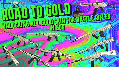 ROAD TO GOLD : unlocking all SMG GOLD CAMOS
