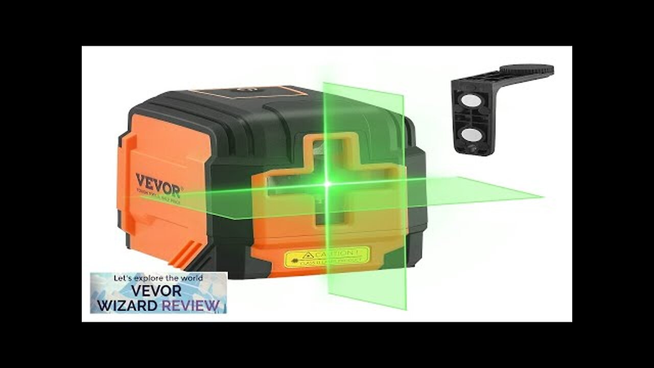 VEVOR Laser Level 50ft Self Leveling Manual Green Cross Line Laser IP54 Review