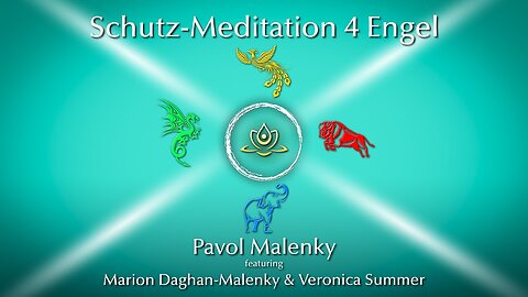 Schutz Meditation 4 Engel, Gedanken steuern & sich positiv einstimmen. Gedanken kommen von Matrix.