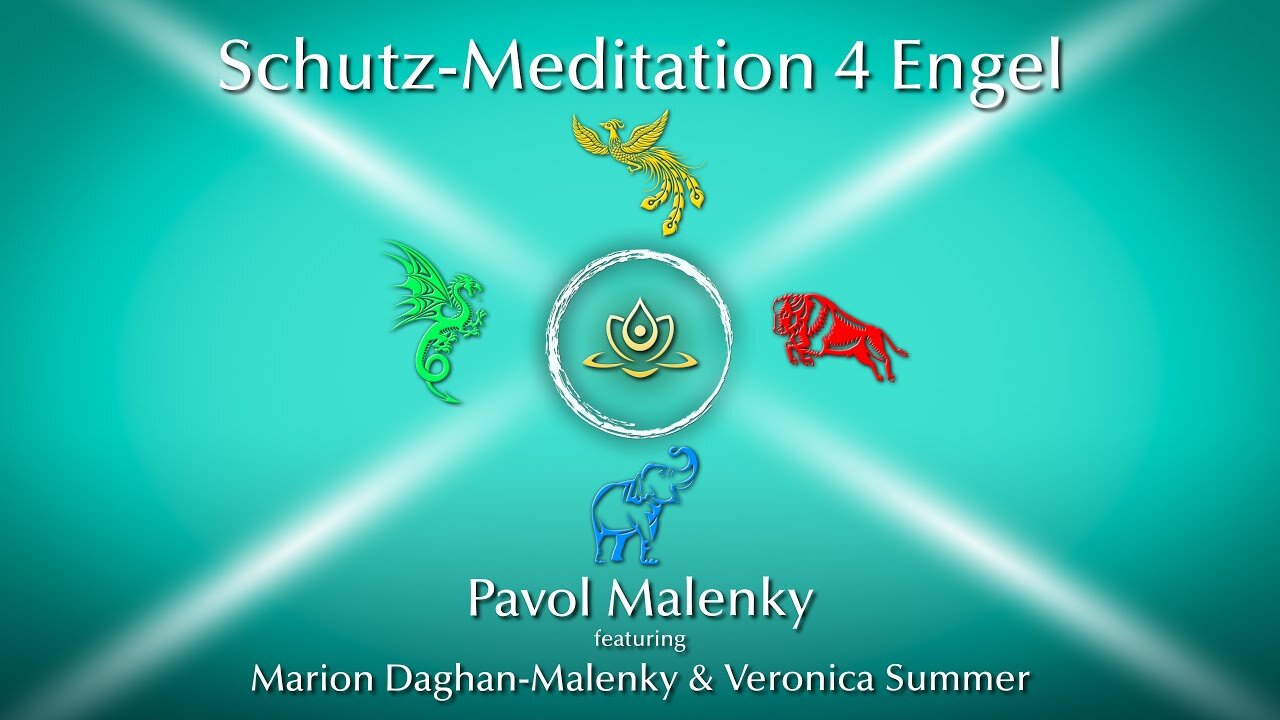 Schutz Meditation 4 Engel, Gedanken steuern & sich positiv einstimmen. Gedanken kommen von Matrix.