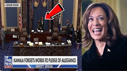 Kamala Harris BUTCHERS The Pledge of Allegiance! EMBARRASSING!