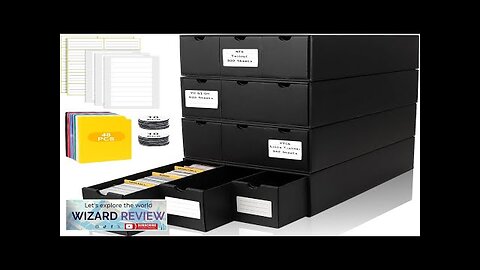 Trading Card Storage Box Includes 12-600 CT Boxes & 48 Card Dividers Review