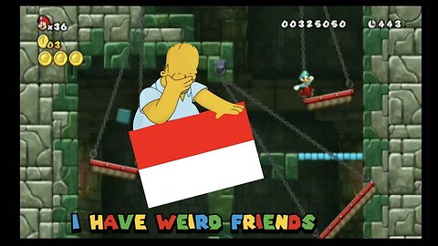 Raptor Explaining Indonesian Humor (New Super Mario Bros. Wii Gameplay Highlight)