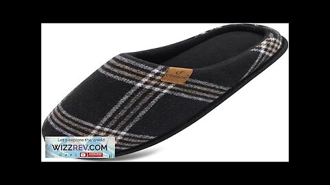 COFACE Unisex Mens Womens Cozy Memory Foam Scuff Slippers Casual Slip On Review