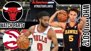 Chicago Bulls vs Atlanta Hawks | Live Play by Play | Reaction Watch Party Stream | NBA 2024 gm 🏀🔥