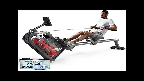 JOROTO Water Rowing Machine for Home Use 50°Incline Enhanced Resistance Rower 330 Review