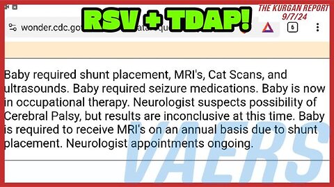 24 YEARS OLD AND PREGNANT, GETS RSV+TDAP VACCINES. WHAT COULD POSSIBLY GO WRONG?