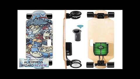 Electric Skateboard with Remote 700W Electric Longboard18.6 Mph Top Speed & 12 Review