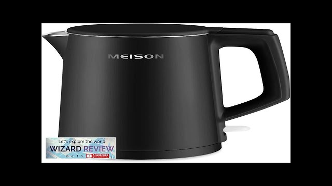 MEISON Electric Kettle 1.7 L Double Wall Food Grade Stainless Steel Interior Review