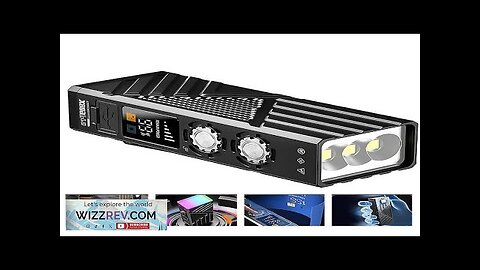 Warsun X809 Pro 13000LM Most Powerful LED Moonbox Flashlight LCD Display USB Review